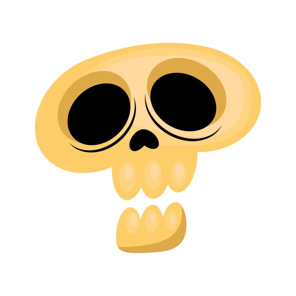 icono de vector de calavera