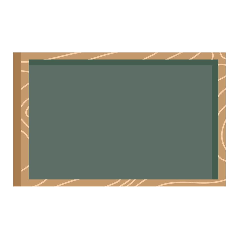 chalkboard school equipment vector