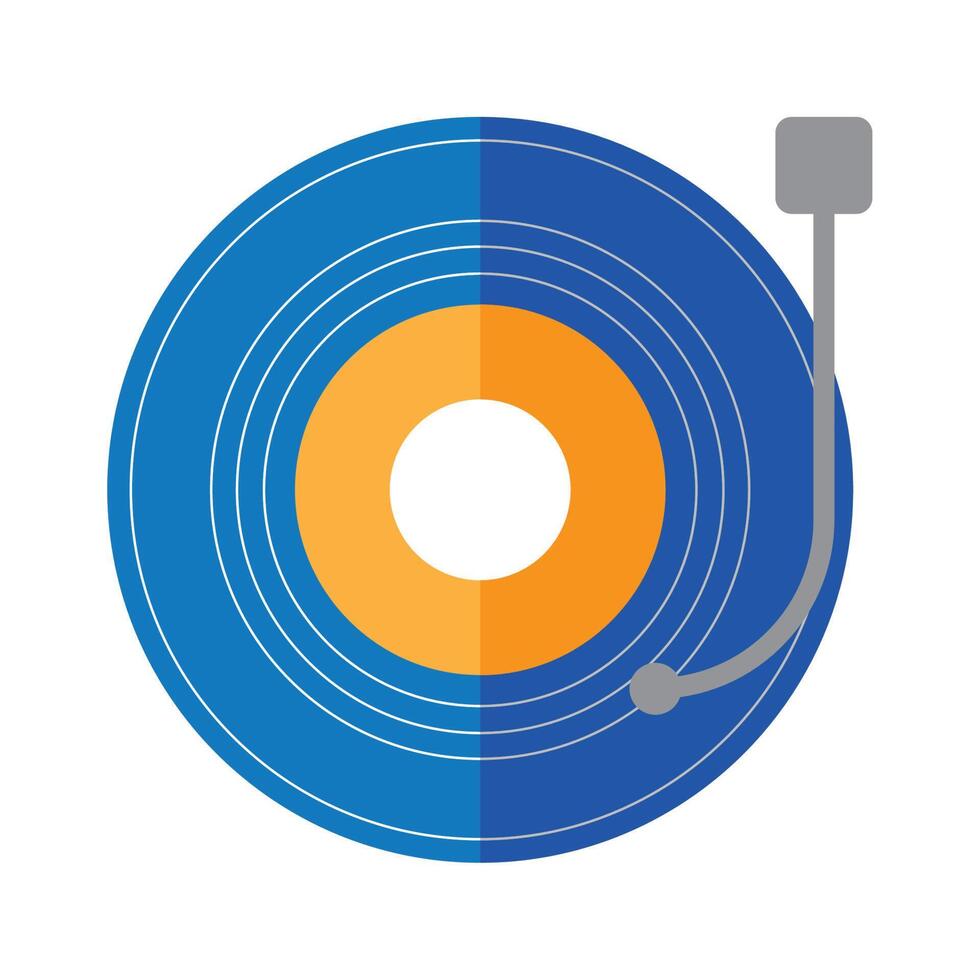 vinyl music player vector