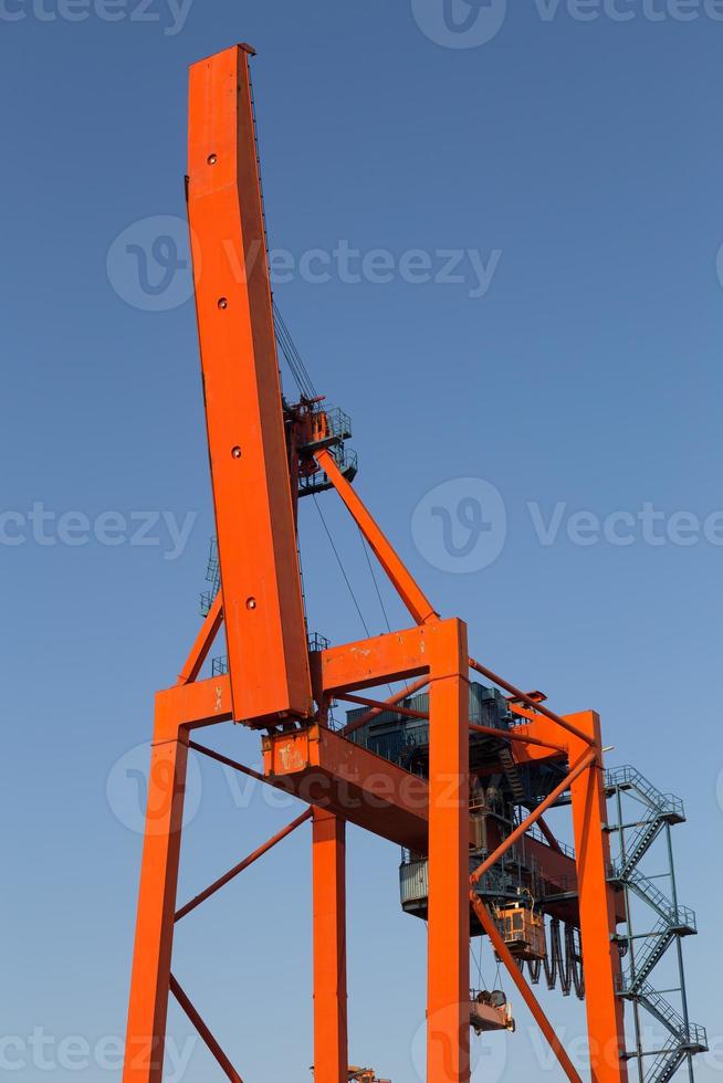 Orange Port Crane photo