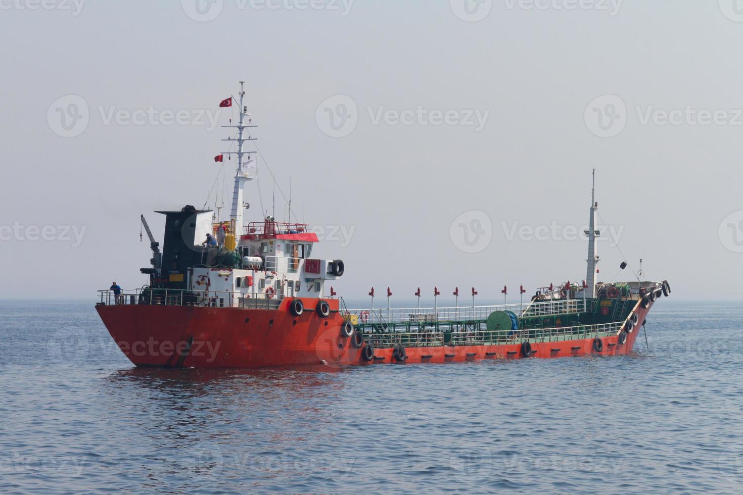 Tanker Ship in sea photo