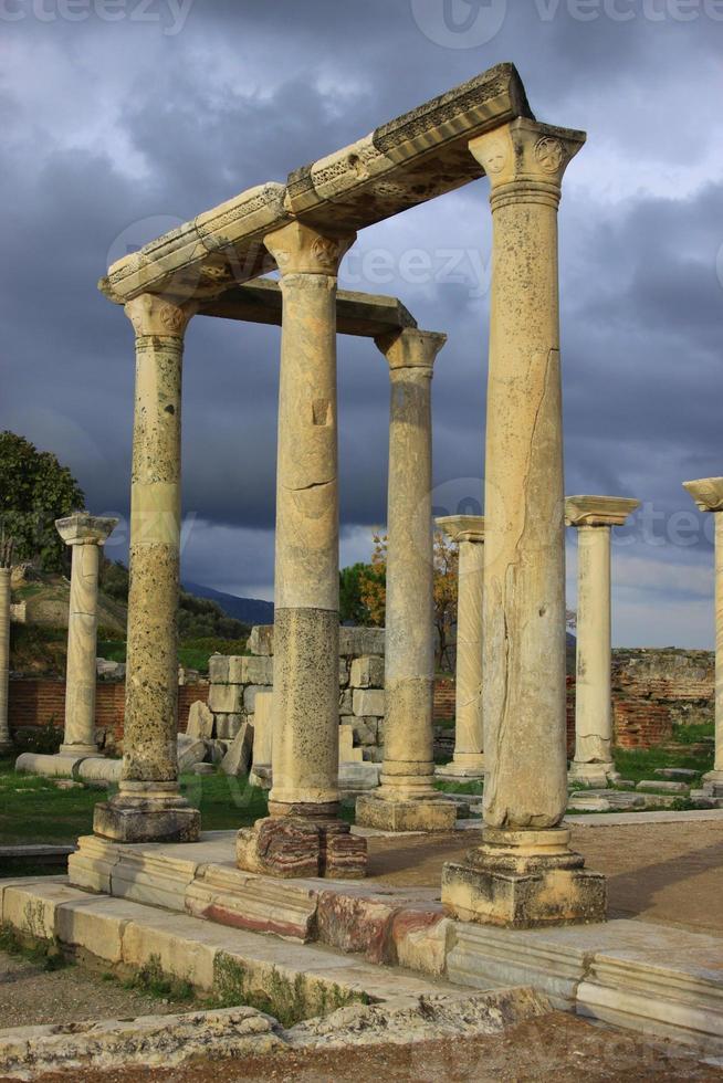 basílica de st. john, selcuk, izmir, pavo foto