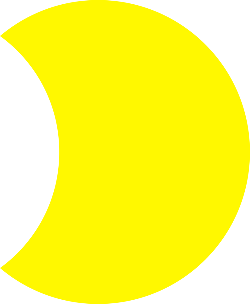 illustration de conception de lune isolée sur fond transparent png