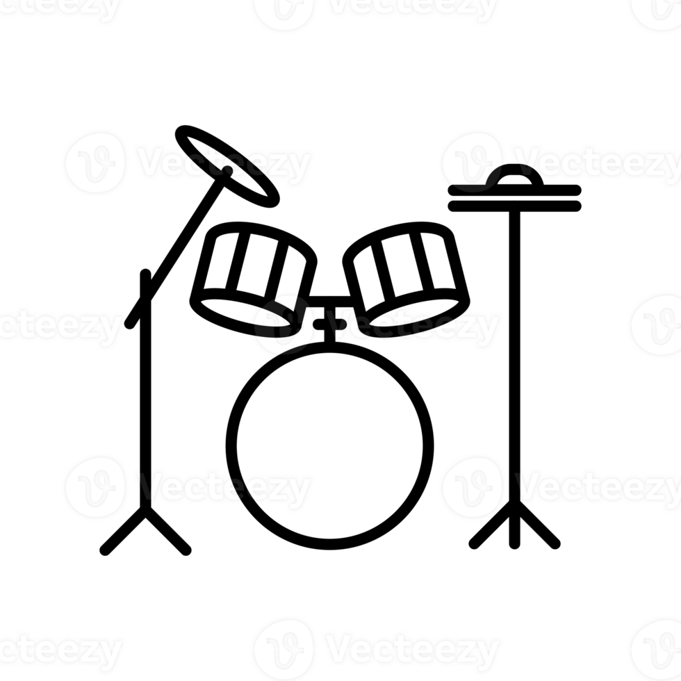 trommel icoon ontwerp. gemakkelijk illustratie van muziek- toepassing en multimedia navigatie Aan smartphone apparaat png