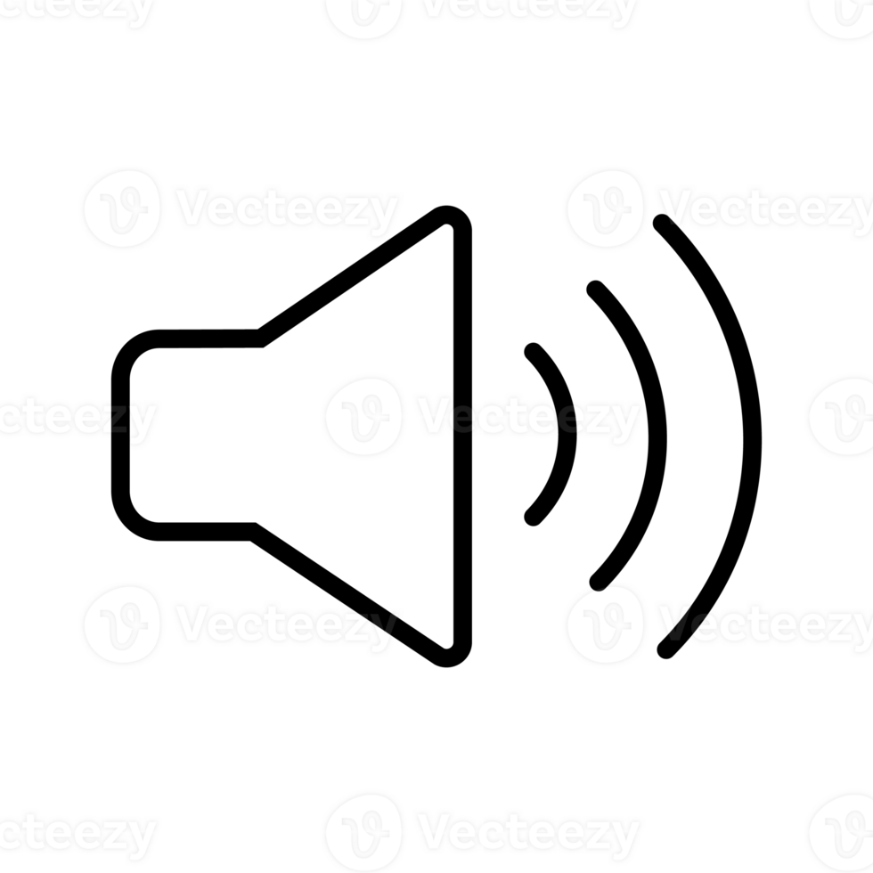 audio speaker icon design. simple illustration of music application and