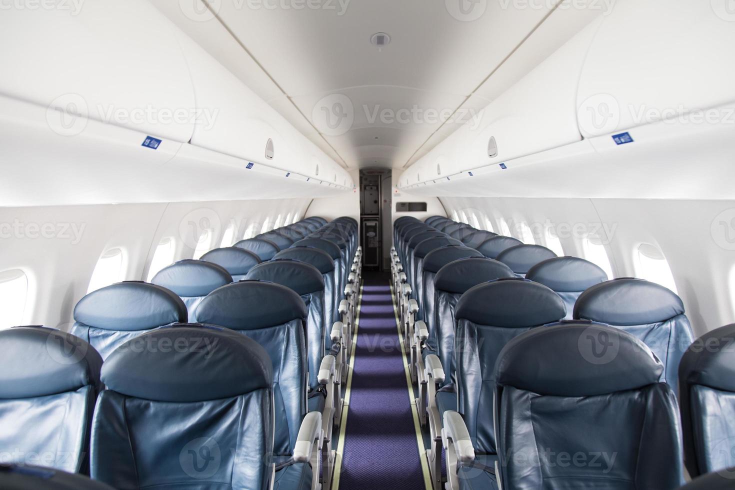 Black Airplane Seats photo