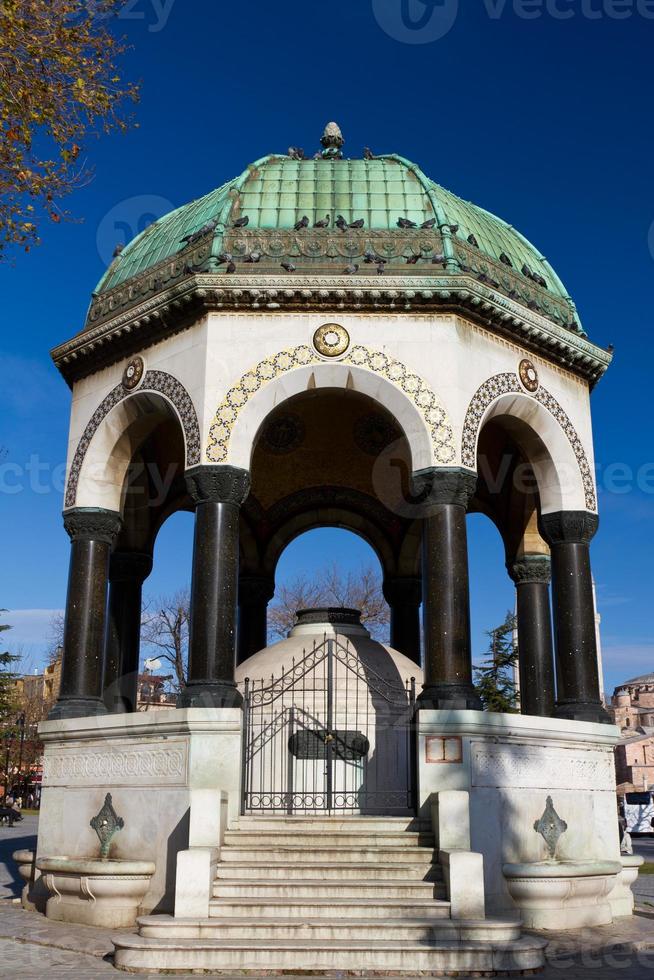 fuente alemana de estambul, turquía foto