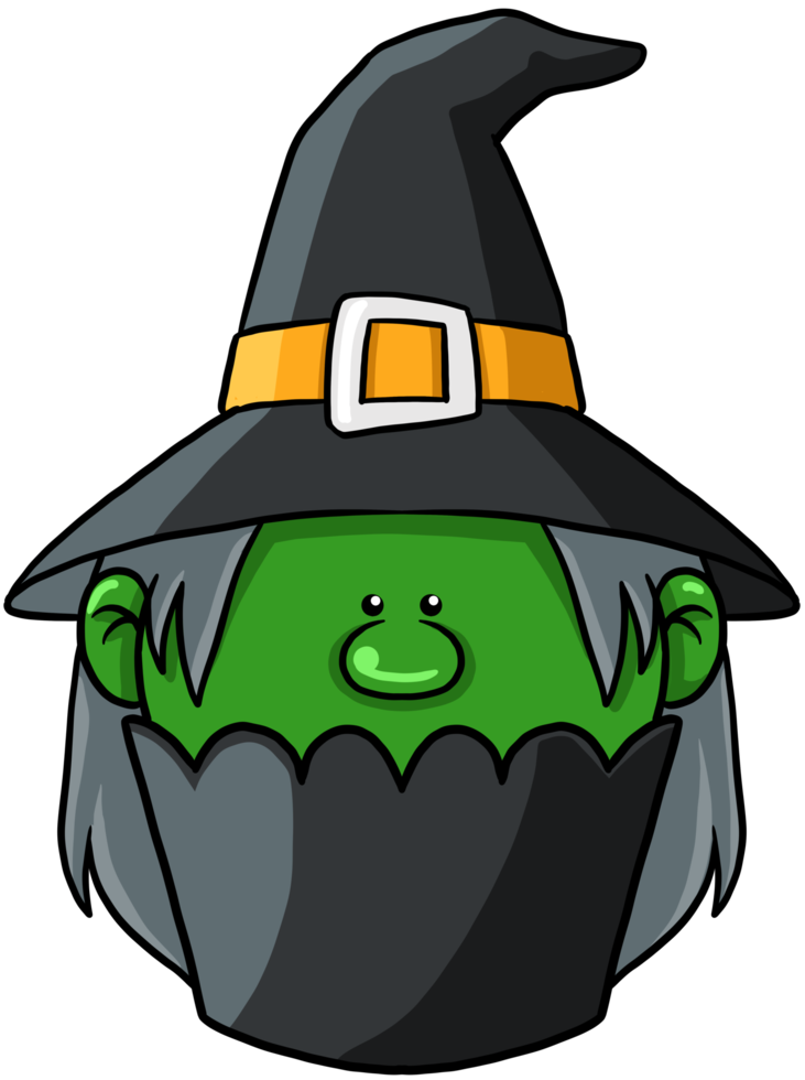 Free witch cartoon halloween cupcake colorful 11149023 PNG with Transparent  Background