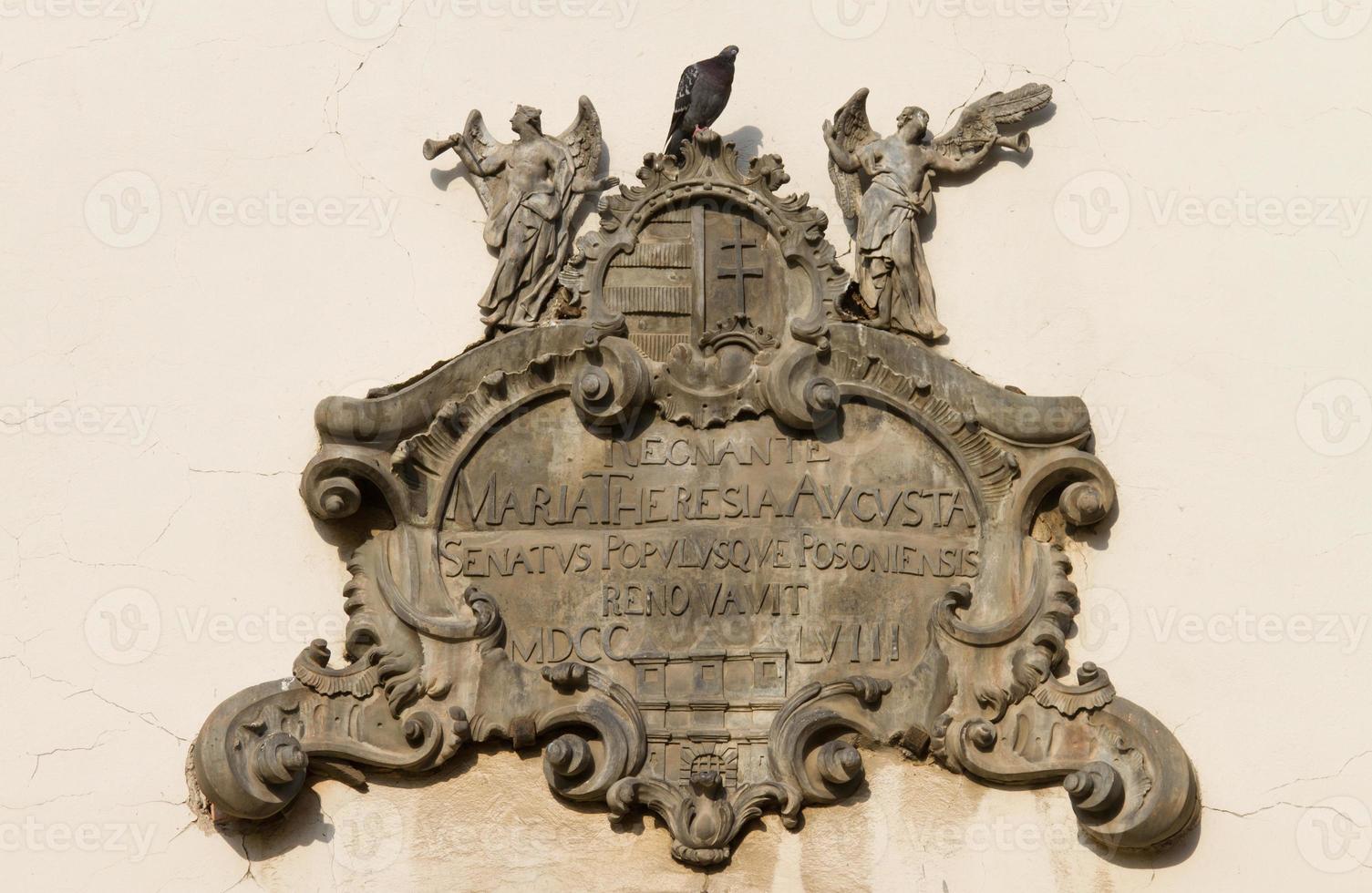 Relief over Michael's Gate, Bratislava, Slovakia photo
