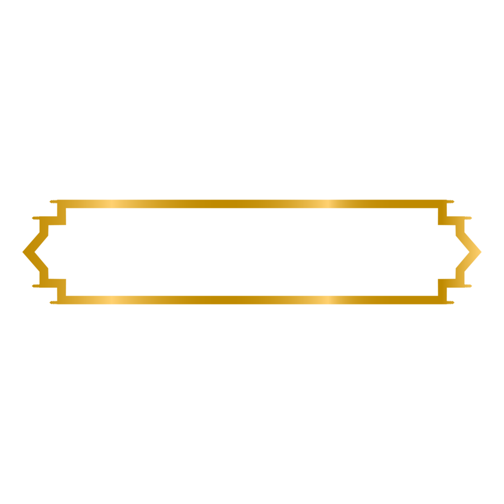 Thai gold backdrop frame vector on white background. Traditional style in Thailand. Must use in temples or buddha rooms. Line Thai style. png