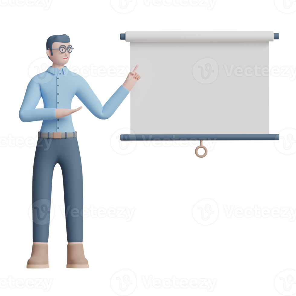 businessman 3d illustration png