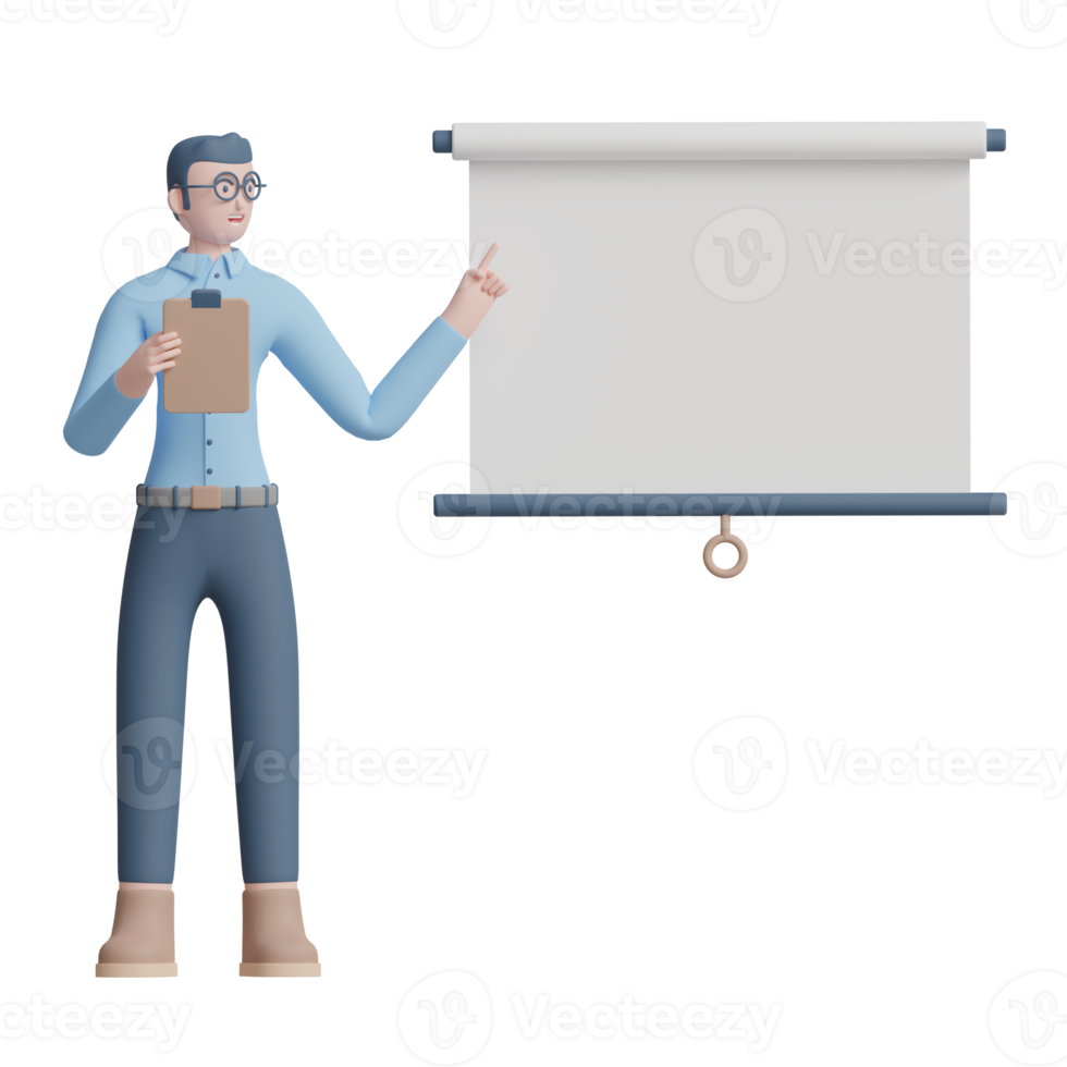 business 3d illustration png