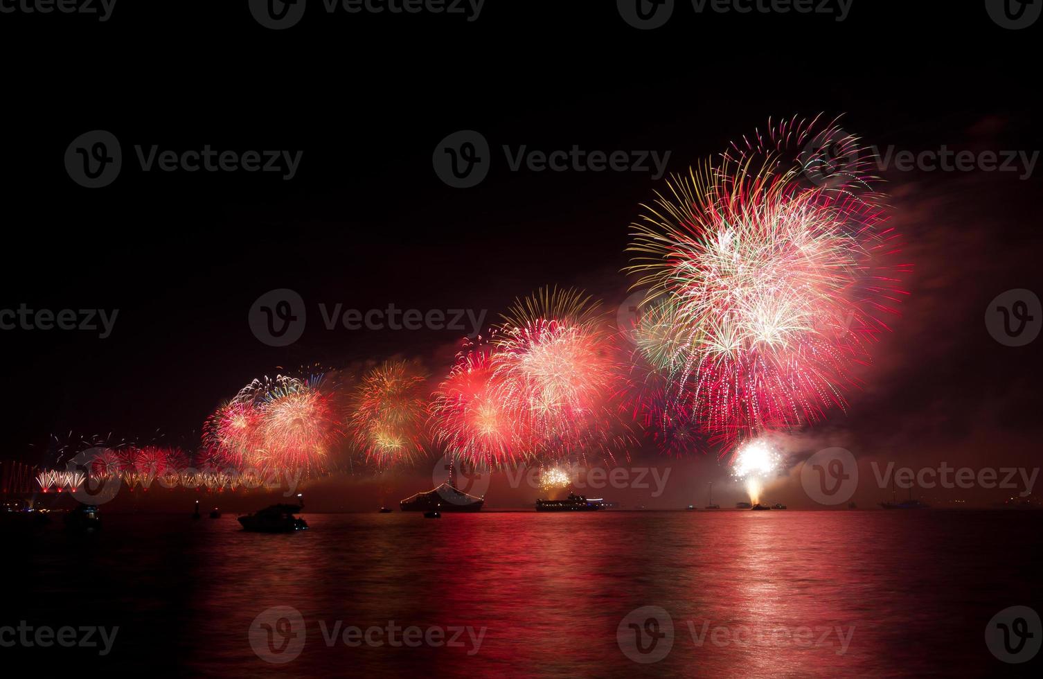 Fireworks in Istanbul photo