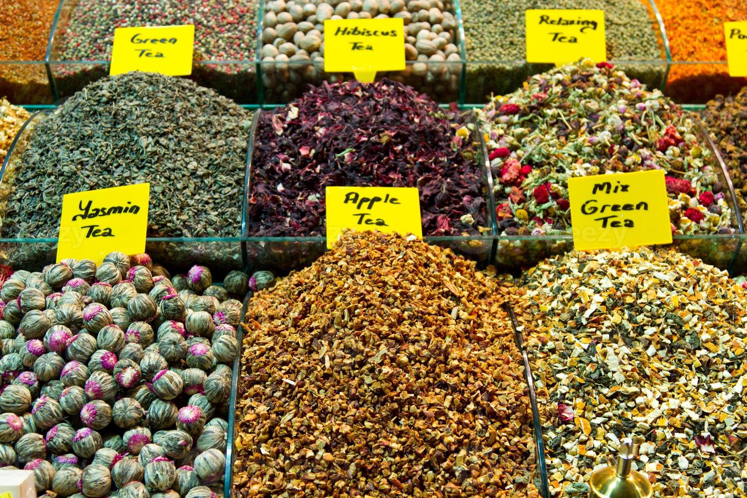 Teas from Spice Bazaar, Istanbul photo