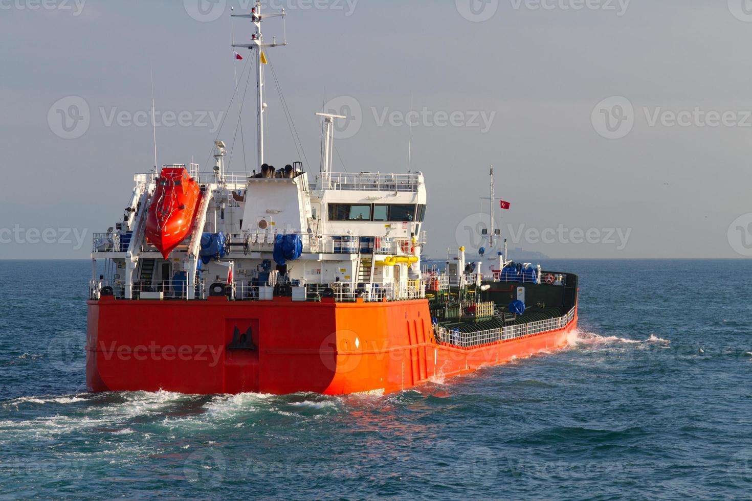 Tanker Ship in sea photo