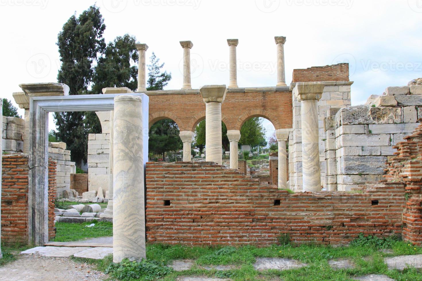 Basilica of St. John, Selcuk, Izmir, Turkey photo