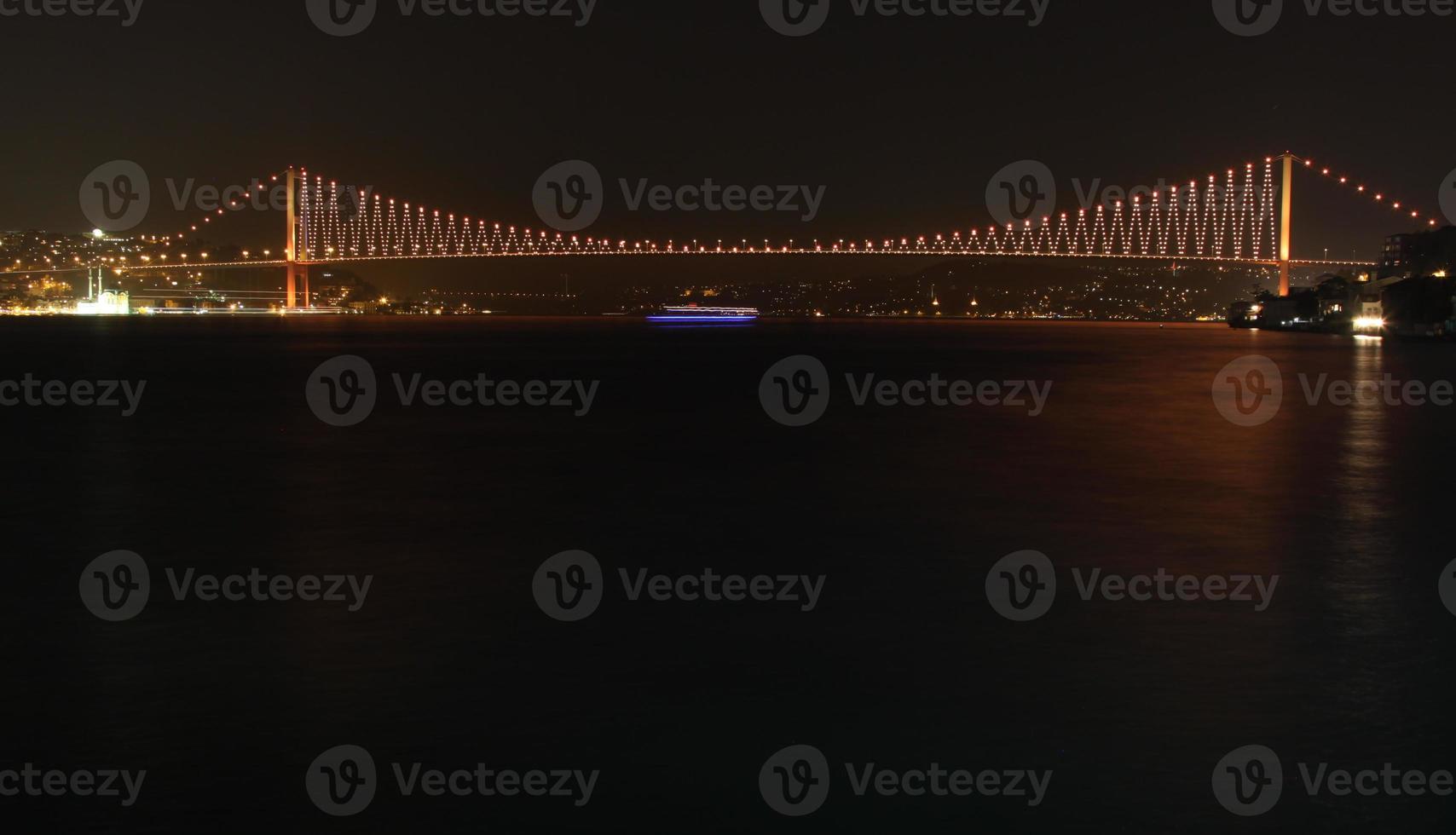 Bosphorus Bridge in Istanbul, Turkey photo