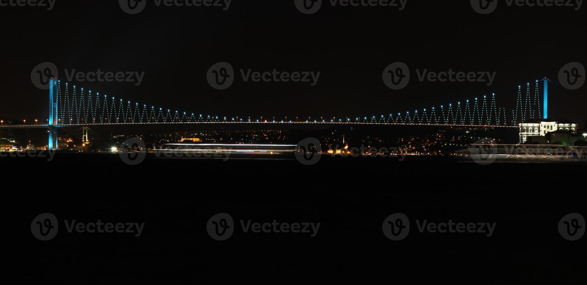 Bosphorus Bridge in Istanbul, Turkey photo