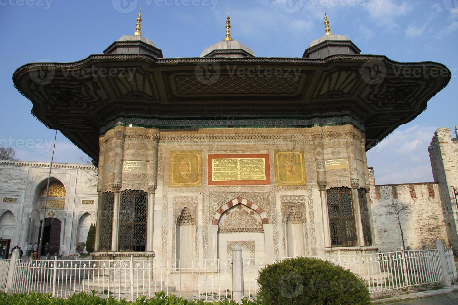 Fountain of Ahmed III, Istanbul, Turkey photo
