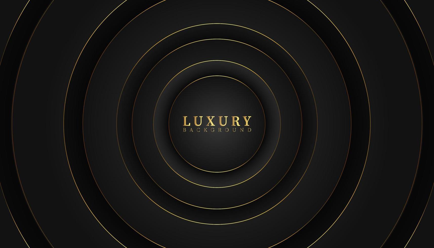 abstract modern circle black dop luxury background vector