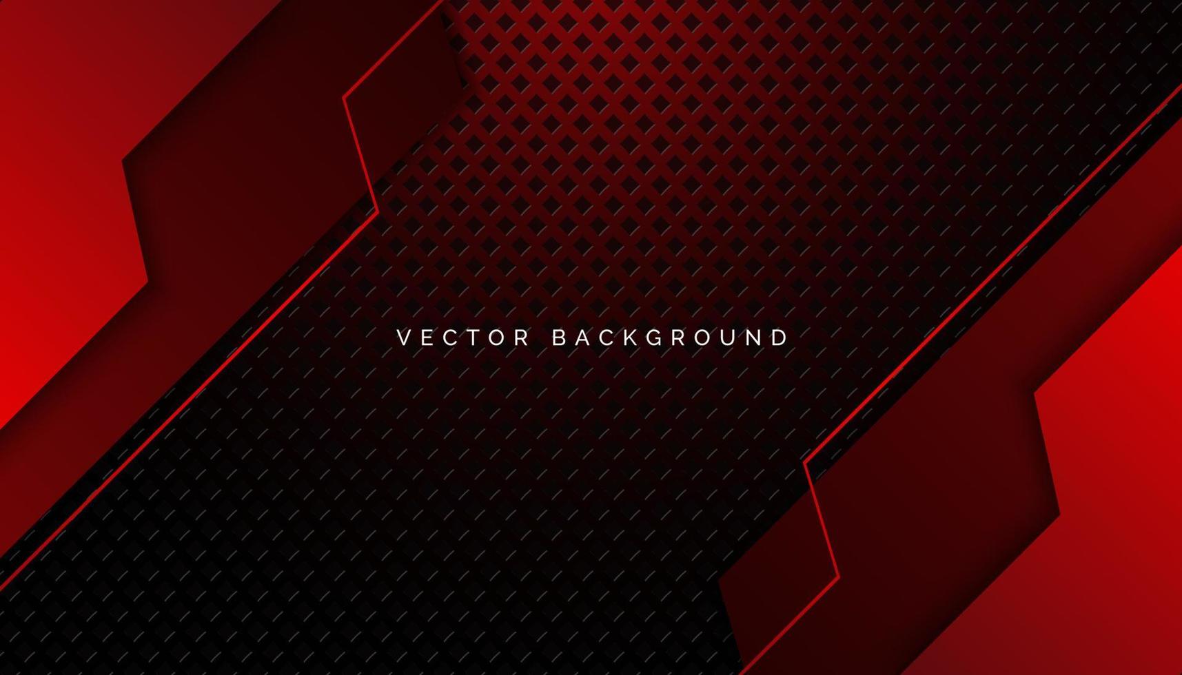 abstract modern red gradient overlap shapes background vector