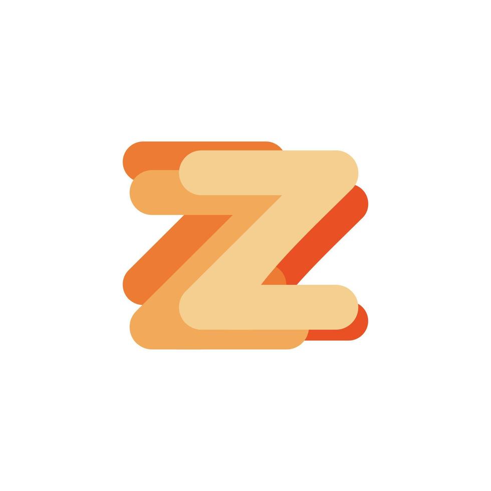 group letter z logo design vector