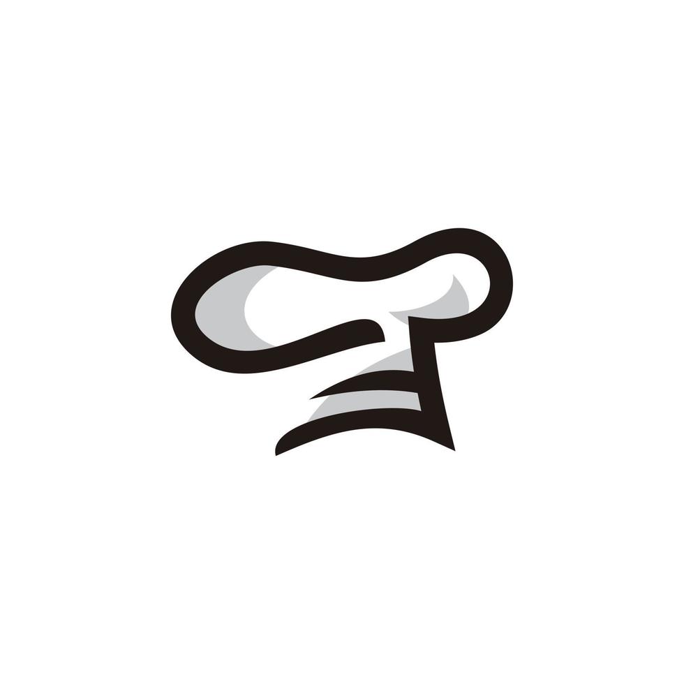 hat cooking chef logo design vector