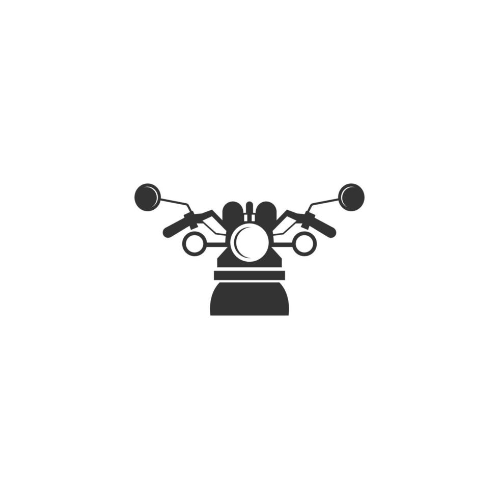 Motorcycle icon logo design vector