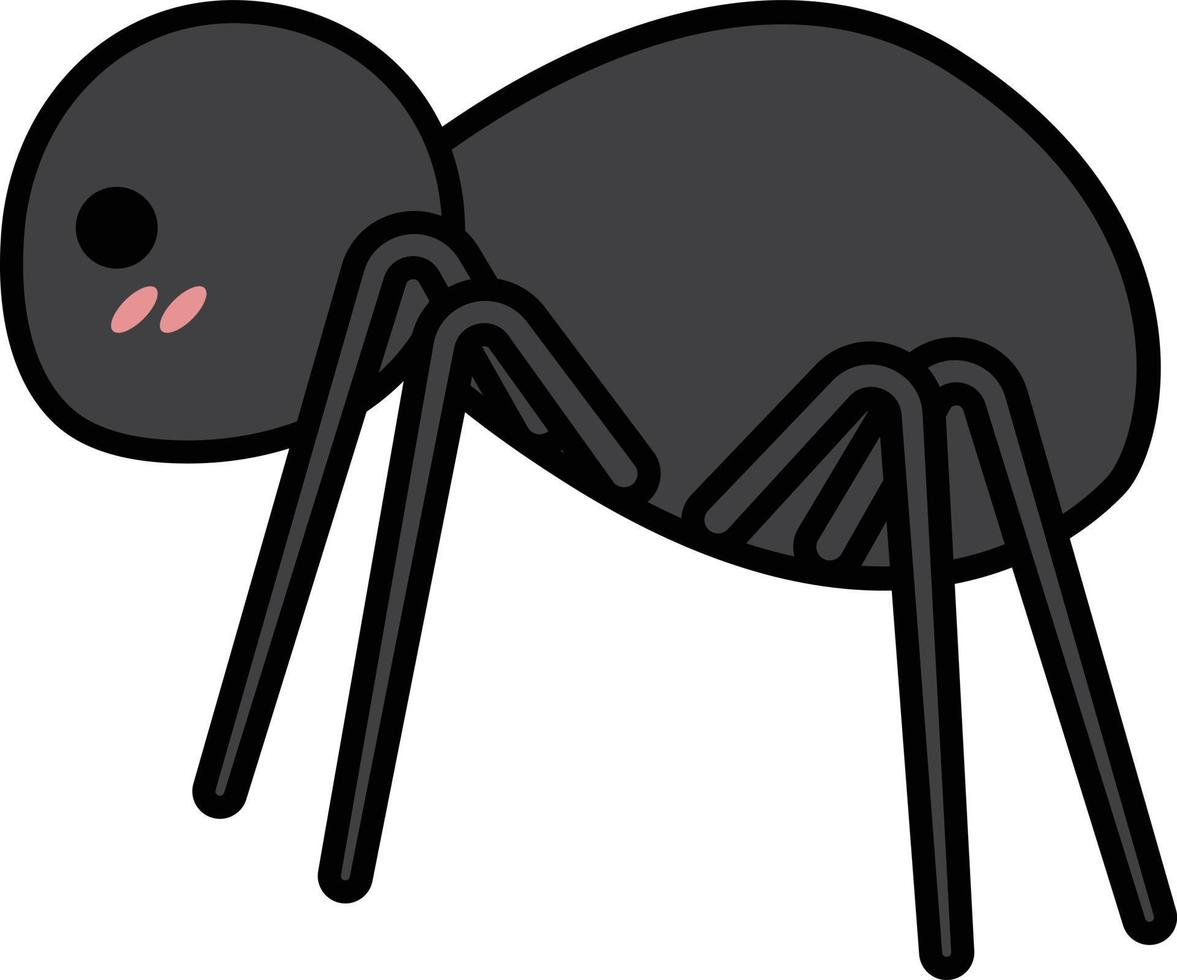 Ilustración de vector de araña