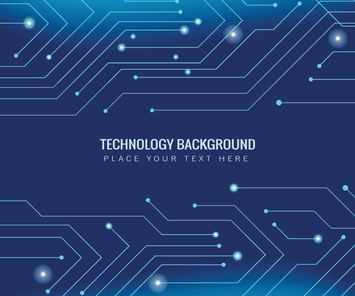 technology board connecting lines and dots on a blue background with spaces for text vector