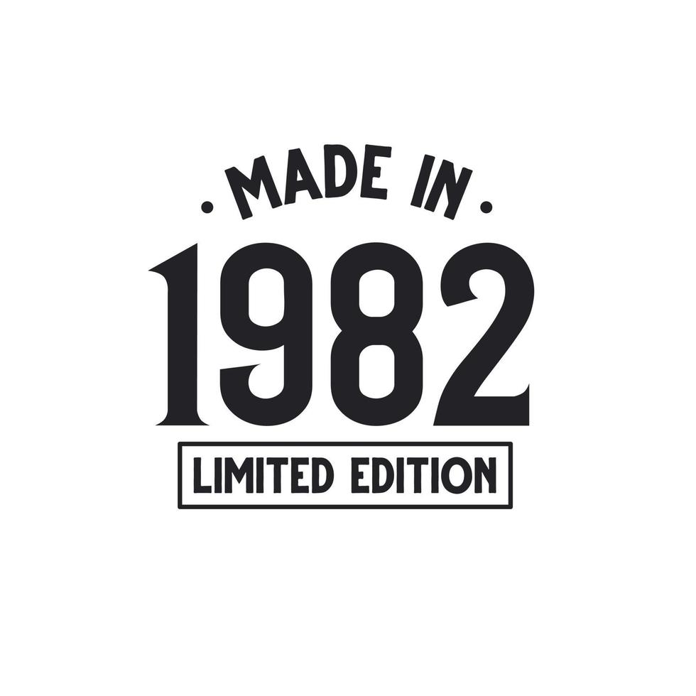 Made in 1983 Limited Edition vector