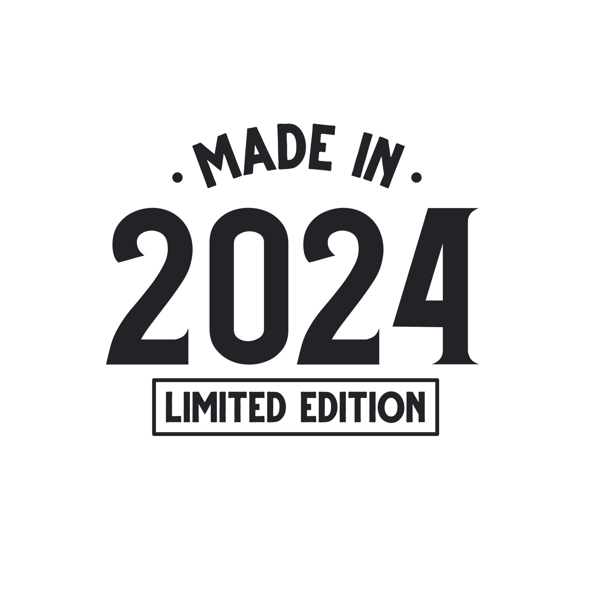 Made in 2024 Limited Edition 11152247 Vector Art at Vecteezy