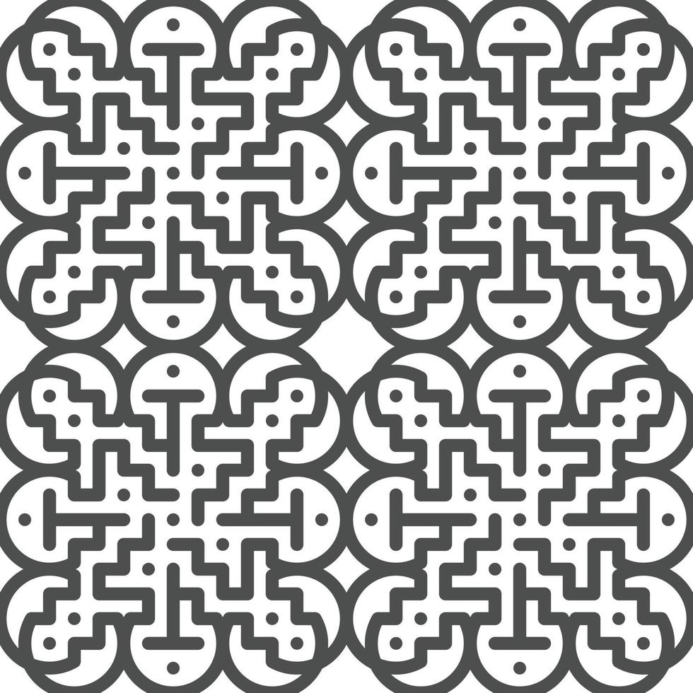 Abstract seamless geometric shape lines pattern vector