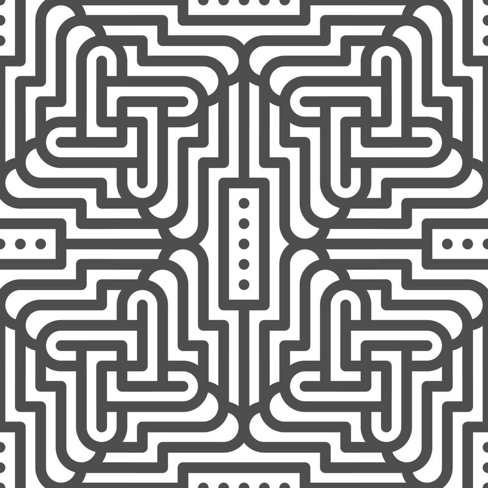 Abstract seamless geometric shape lines pattern vector