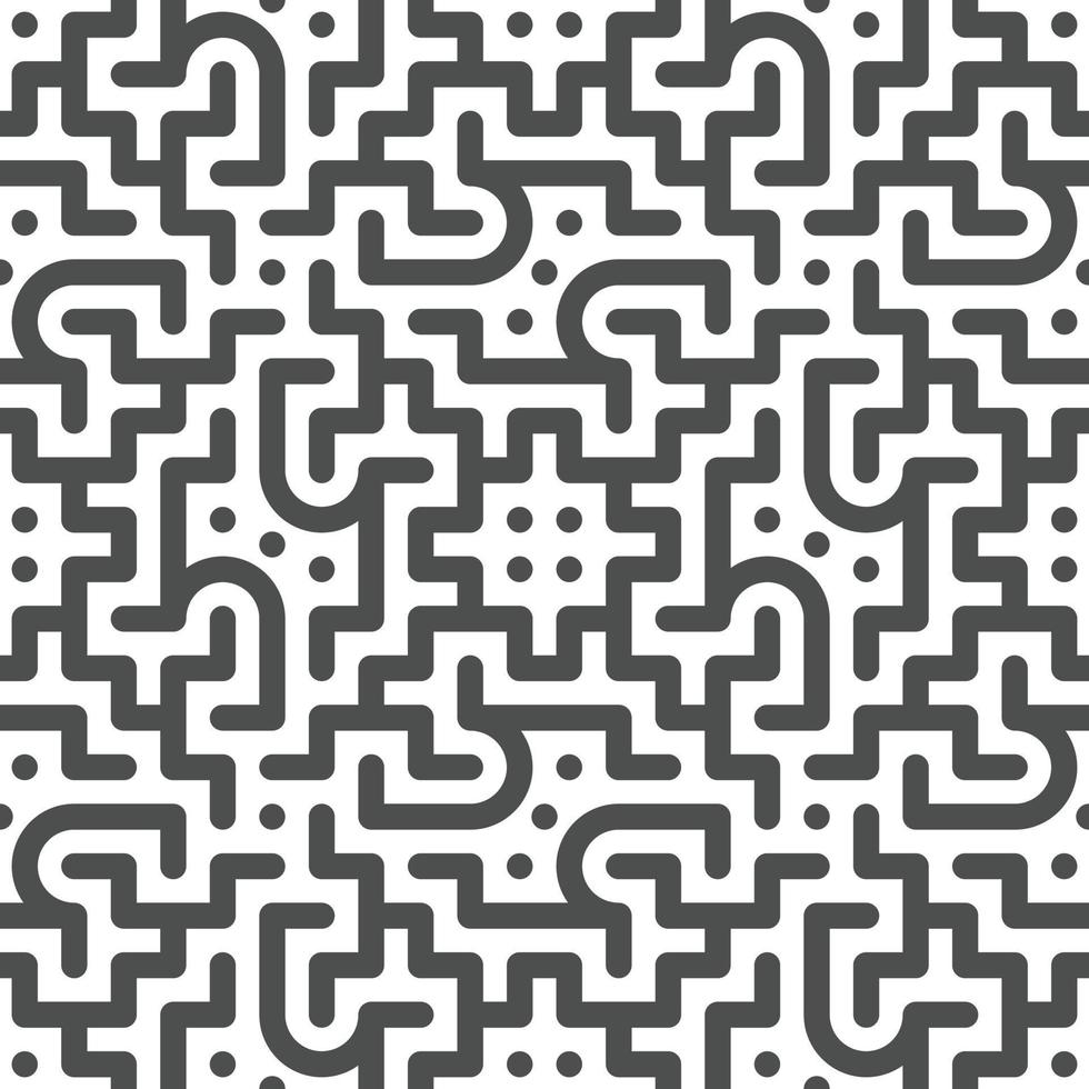 Abstract seamless geometric shape lines pattern vector