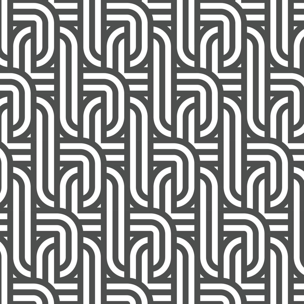 Abstract seamless geometric shape lines pattern vector