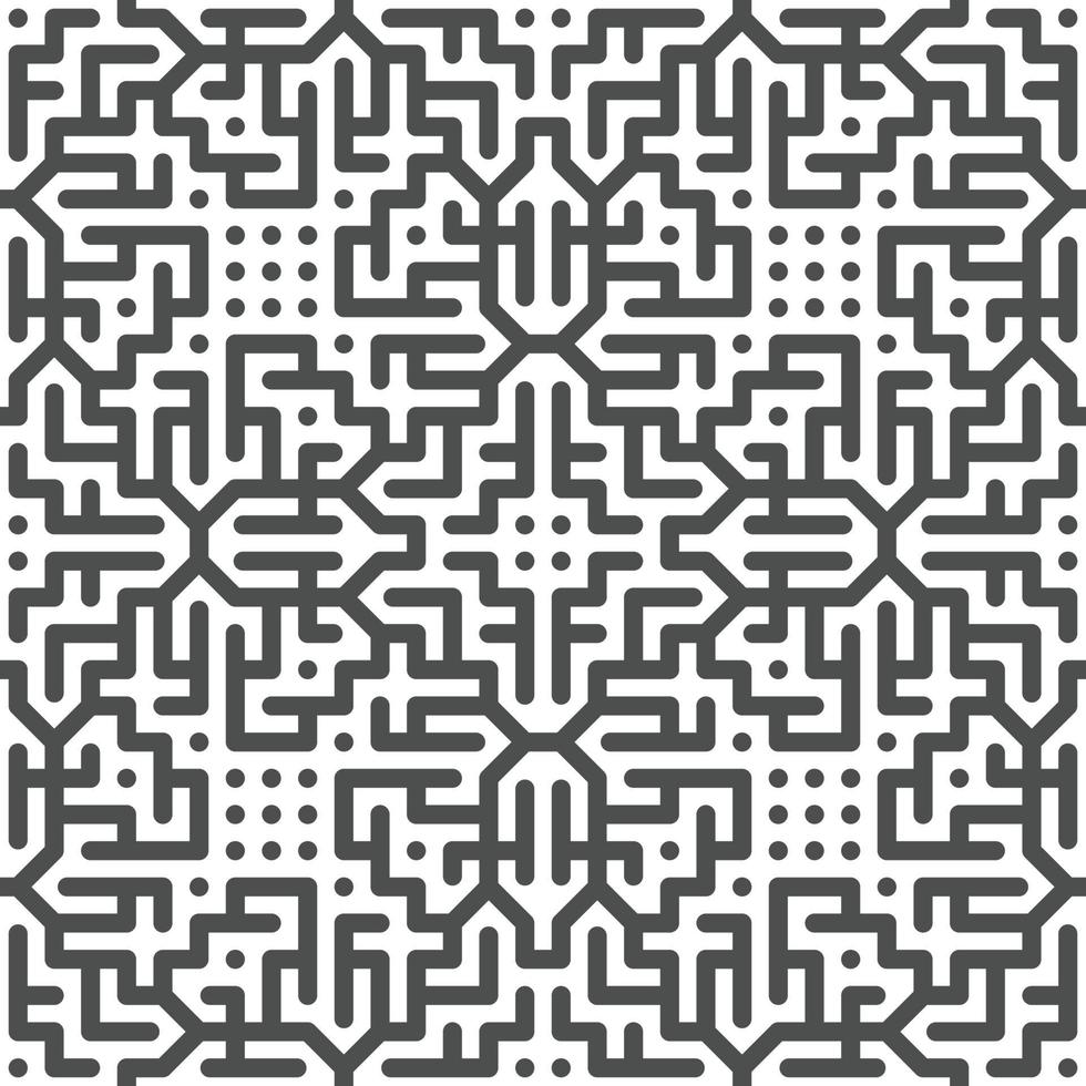 Abstract seamless geometric shape lines pattern vector