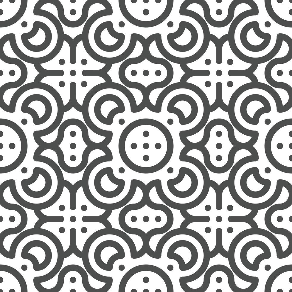 Abstract seamless geometric shape lines pattern vector