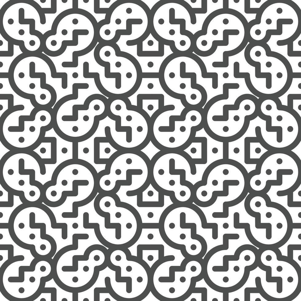 Abstract seamless geometric shape lines pattern vector