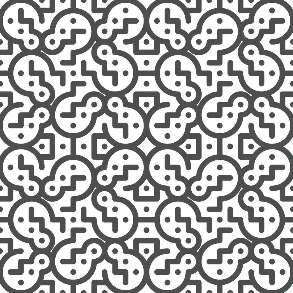 Abstract seamless geometric shape lines pattern vector