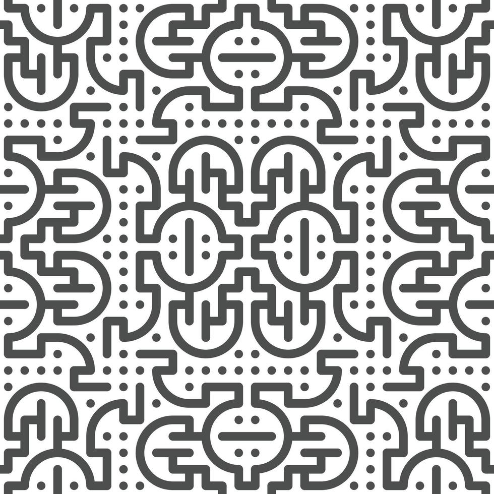 Abstract seamless geometric shape lines pattern vector