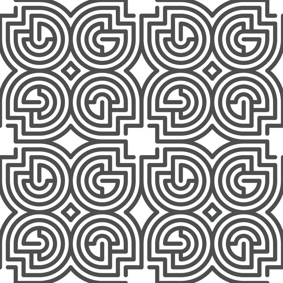 Abstract seamless geometric shape lines pattern vector