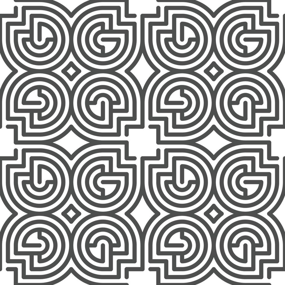 Abstract seamless geometric shape lines pattern vector