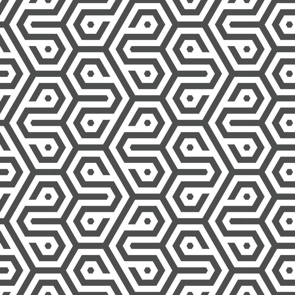 Abstract seamless geometric shape lines pattern vector