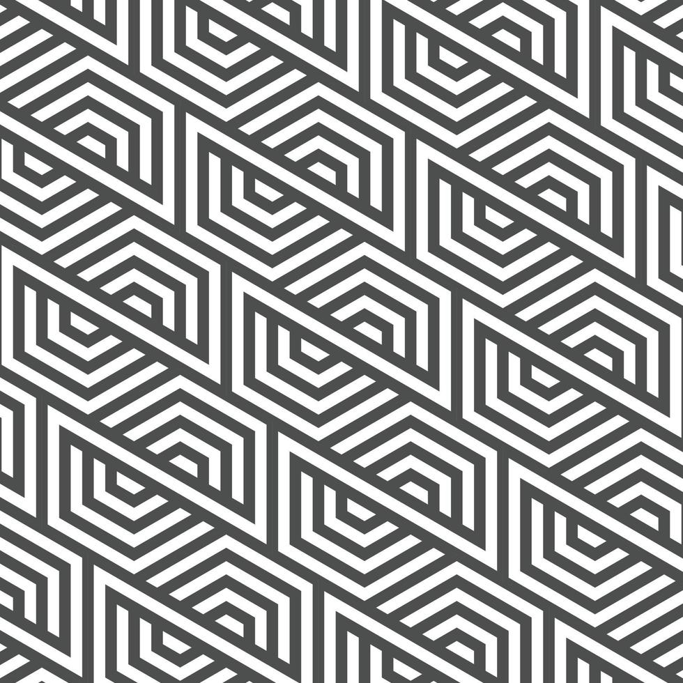 Abstract seamless geometric shape lines pattern vector
