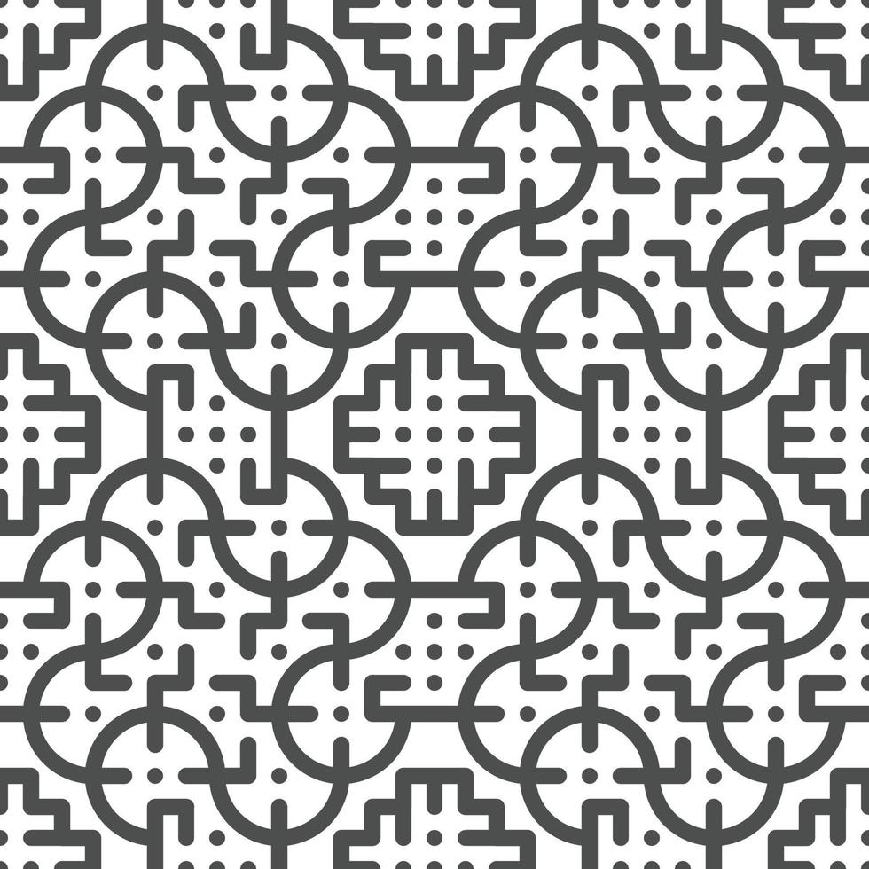 Abstract seamless geometric shape lines pattern vector