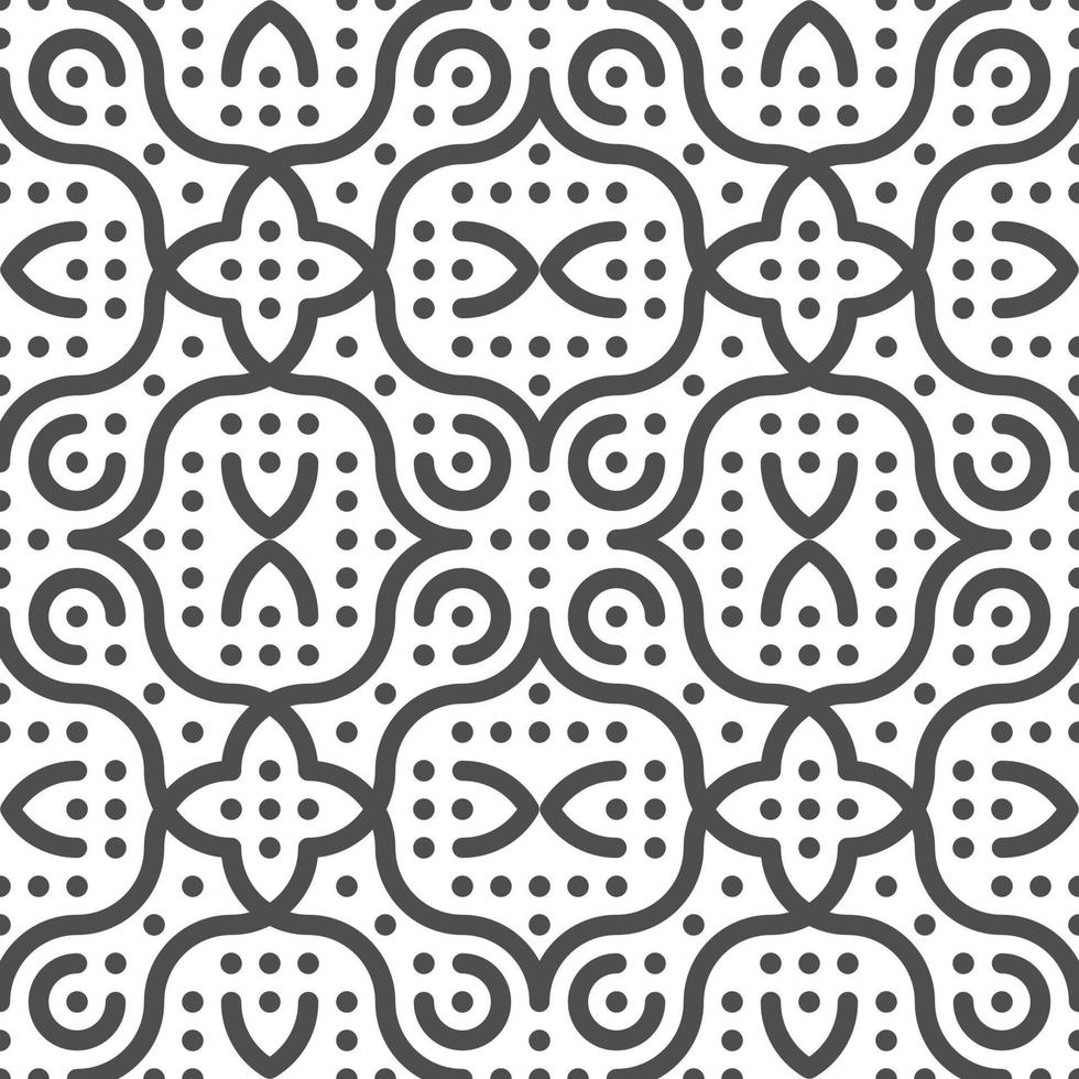 Abstract seamless geometric shape lines pattern vector