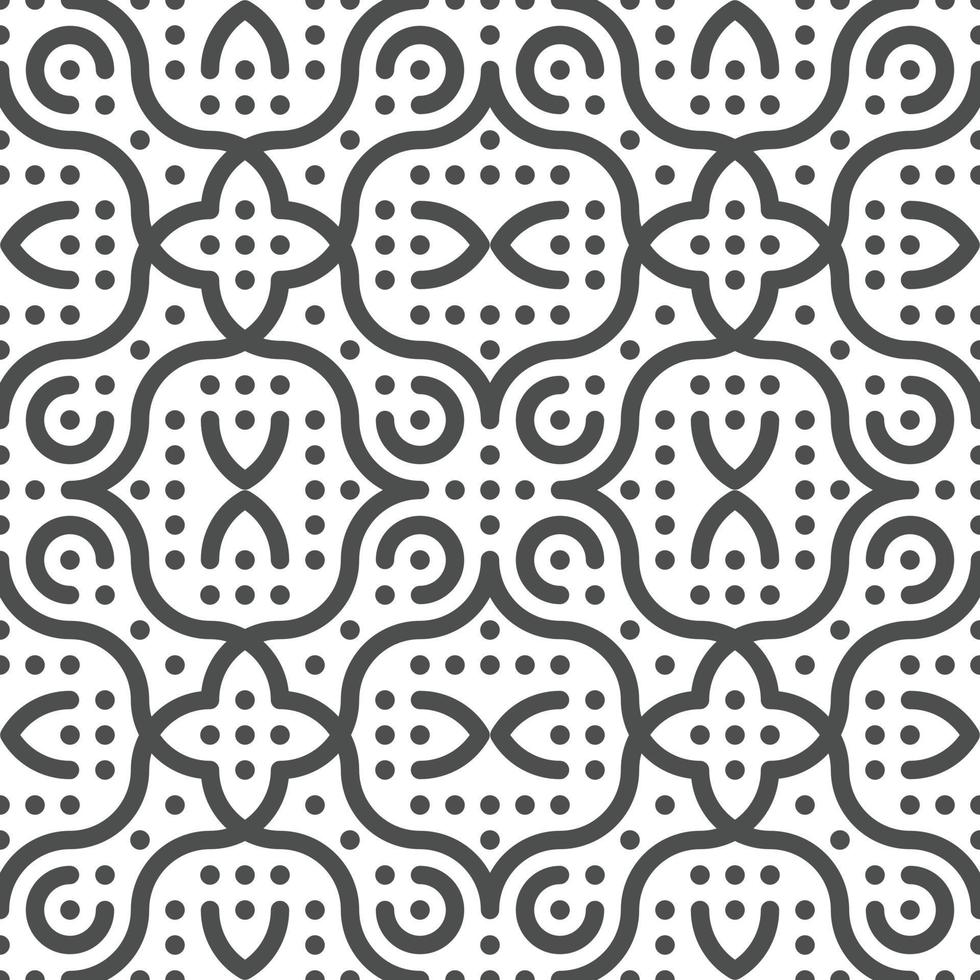 Abstract seamless geometric shape lines pattern vector