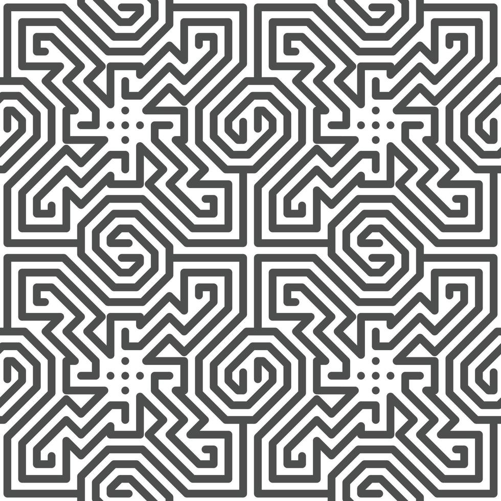 Abstract seamless geometric shape lines pattern vector