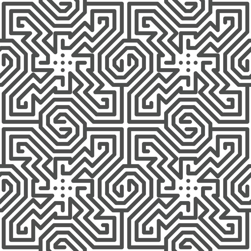 Abstract seamless geometric shape lines pattern vector